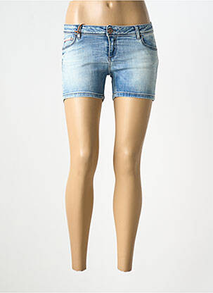 Short tissage denim taille basse bleu DN.SIXTY SEVEN femme