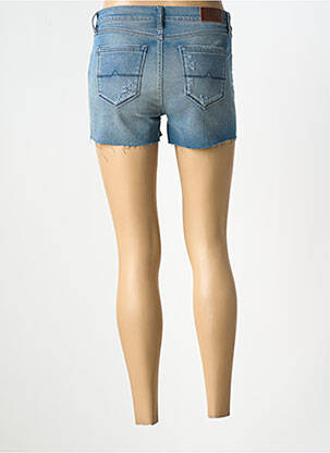 Short tissage denim taille normale bleu DONOVAN femme