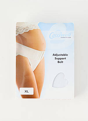 Ceinture coutures renforcées blanc CARRIWELL femme