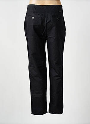 Pantalon droit taille à pinces taille haute noir LEON & HARPER femme