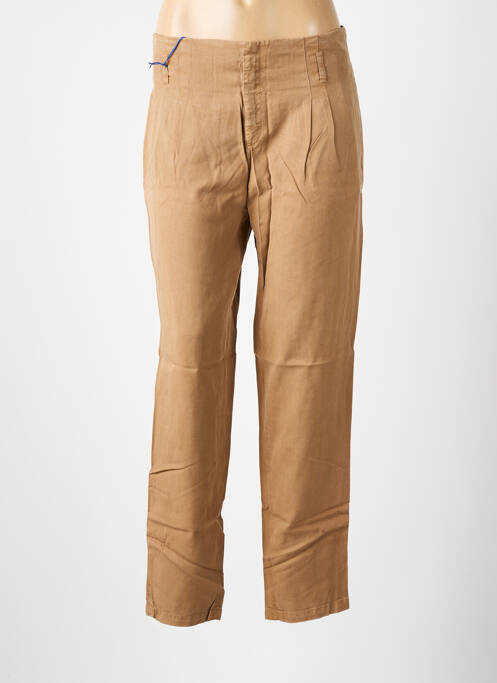 Pantalon droit marron LEON & HARPER pour femme