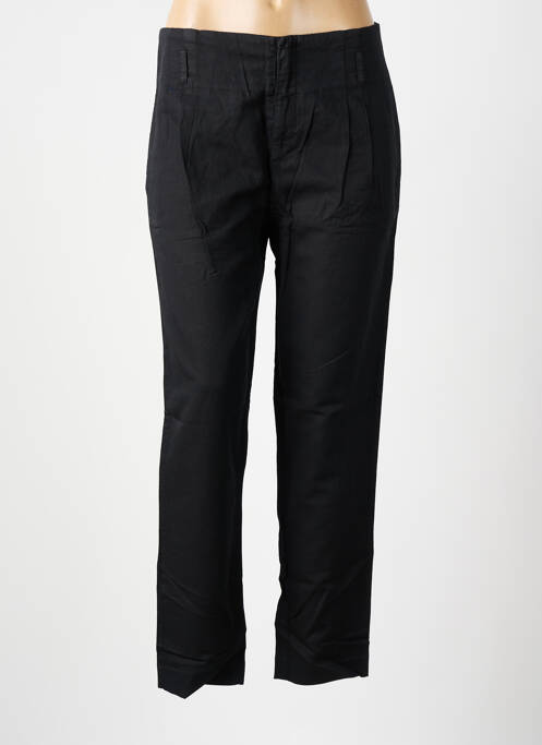 Pantalon droit noir LEON & HARPER femme