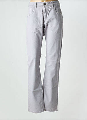 Jeans coupe droite stretch taille normale gris FIVE PM homme