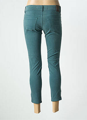 Pantalon 7/8 stretch taille normale vert FIVE PM femme