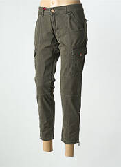Pantalon cargo vert FIVE PM pour femme seconde vue