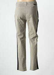 Pantalon chino beige LEON & HARPER pour femme seconde vue