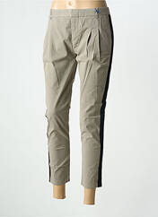 Pantalon chino beige LEON & HARPER pour femme seconde vue