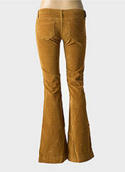 Pantalon flare marron FIVE PM pour femme seconde vue