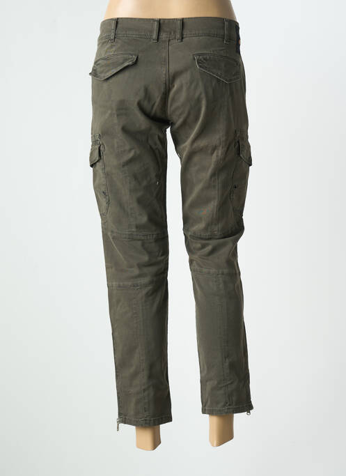 Pantalon cargo vert FIVE PM pour femme