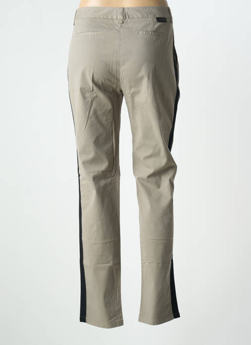 Pantalon chino beige LEON & HARPER pour femme
