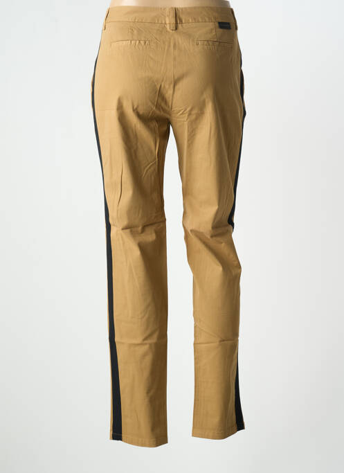 Pantalon chino marron LEON & HARPER pour femme