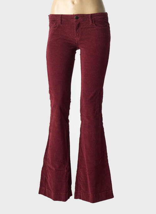 Pantalon flare rouge FIVE PM pour femme