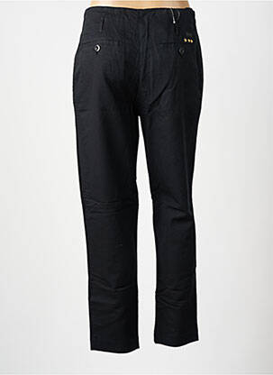 Pantalon droit taille à pinces taille haute noir LEON & HARPER femme