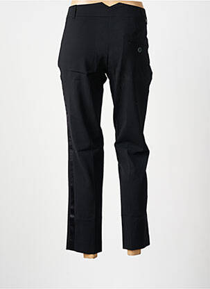 Pantalon 7/8 coupe chino taille normale noir LEON & HARPER femme