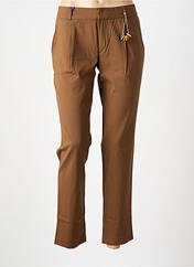Pantalon 7/8 marron LEON & HARPER pour femme seconde vue