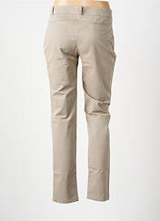 Pantalon chino gris LEON & HARPER pour femme seconde vue
