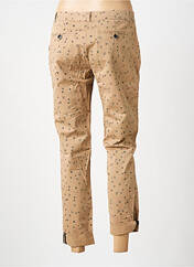 Pantalon chino marron LEON & HARPER pour femme seconde vue