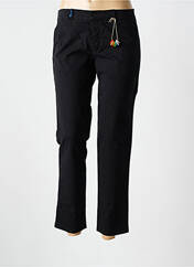 Pantalon chino noir LEON & HARPER pour femme seconde vue