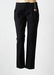 Pantalon chino noir LEON & HARPER pour femme seconde vue