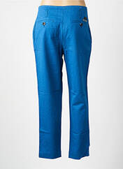 Pantalon droit bleu LEON & HARPER pour femme seconde vue