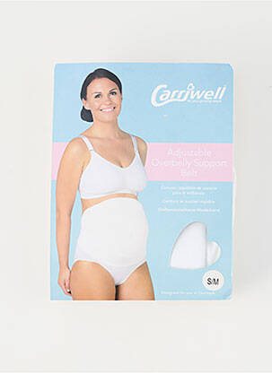 Ceinture coutures renforcées blanc CARRIWELL femme