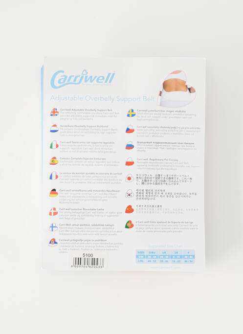 Ceinture blanc CARRIWELL pour femme