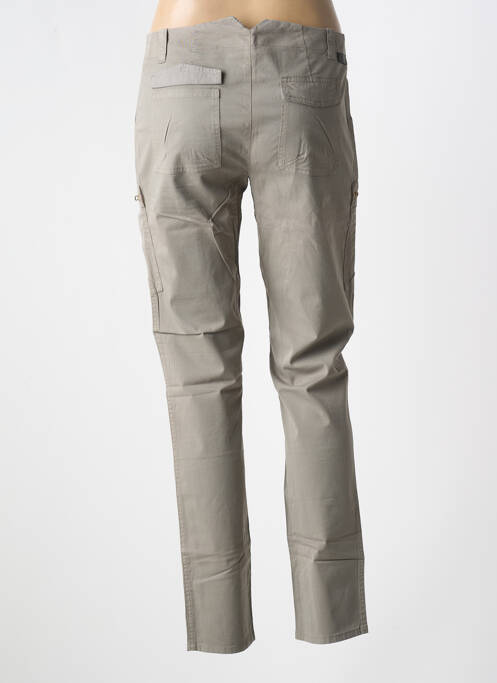 Pantalon slim gris LEON & HARPER femme
