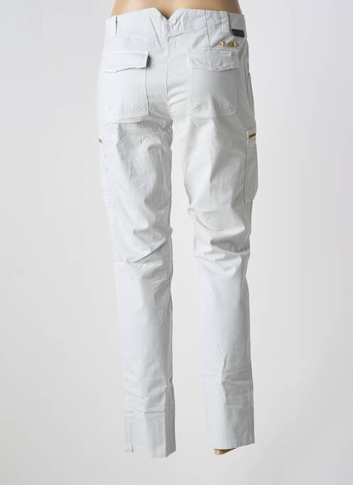 Pantalon slim gris clair LEON & HARPER pour femme
