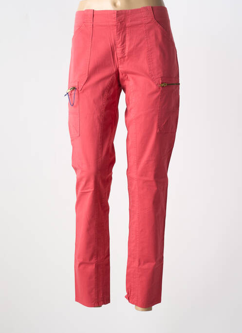 Pantalon slim rouge LEON & HARPER pour femme