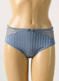Culotte haute effet matière satinée bleu PRIMADONNA femme