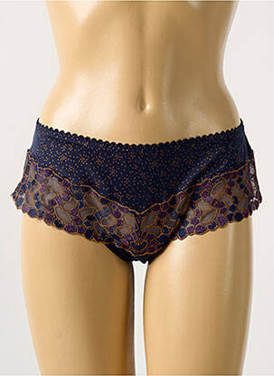 Shorty effet matière satinée bleu PRIMA DONNA femme