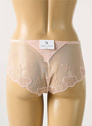 Shorty effet matière satinée rose LOUISA BRACQ femme