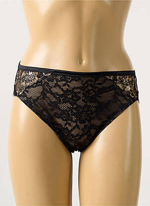 Culotte haute tissage dentelle noir PRIMA DONNA femme