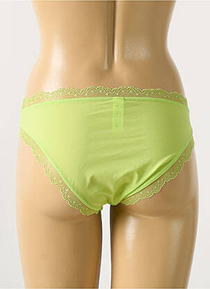 Culotte effet matière satinée vert SIMONE PERELE femme