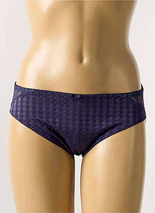 Culotte effet matière satinée bleu PRIMA DONNA femme