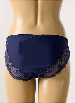 Culotte effet matière satinée bleu PRIMADONNA femme