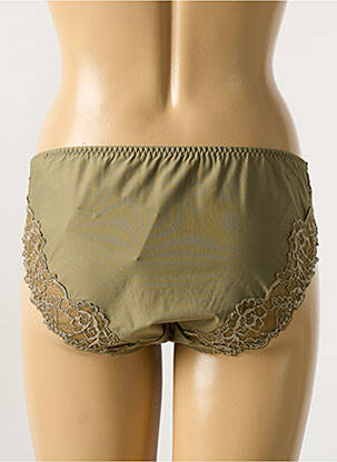 Culotte effet matière satinée vert PRIMADONNA femme
