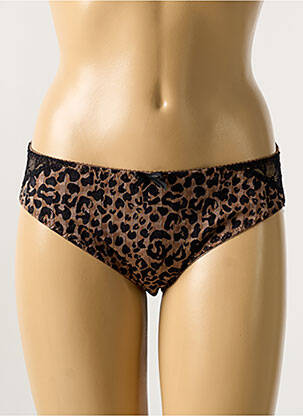 Culotte effet matière satinée marron PRIMA DONNA femme