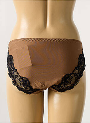 Culotte effet matière satinée marron PRIMADONNA femme