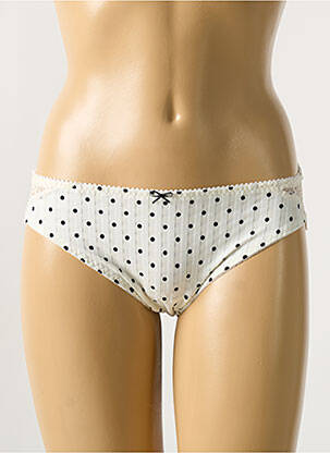 Culotte effet matière satinée blanc PRIMA DONNA femme