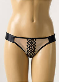 Culotte légère et transparente noir CHANTELLE femme