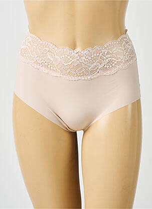 Culotte haute tissage dentelle beige AUBADE femme