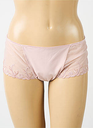 Shorty effet matière satinée rose SIMONE PERELE femme