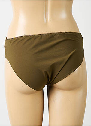 Shorty effet matière satinée vert SIMONE PERELE femme