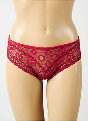 Shorty effet matière satinée rose MAISON LEJABY femme
