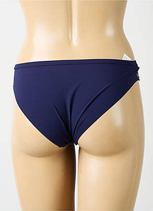 Culotte effet matière satinée bleu SIMONE PERELE femme
