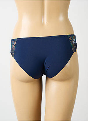 Shorty effet matière satinée bleu SIMONE PERELE femme