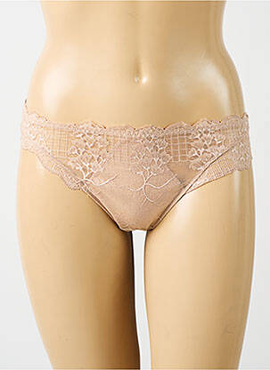 Culotte effet matière satinée chair SIMONE PERELE femme