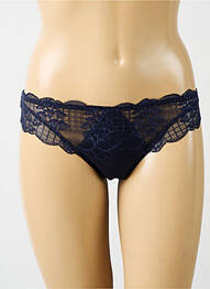 Culotte effet matière satinée bleu SIMONE PERELE femme