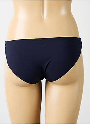 Culotte effet matière satinée bleu SIMONE PERELE femme